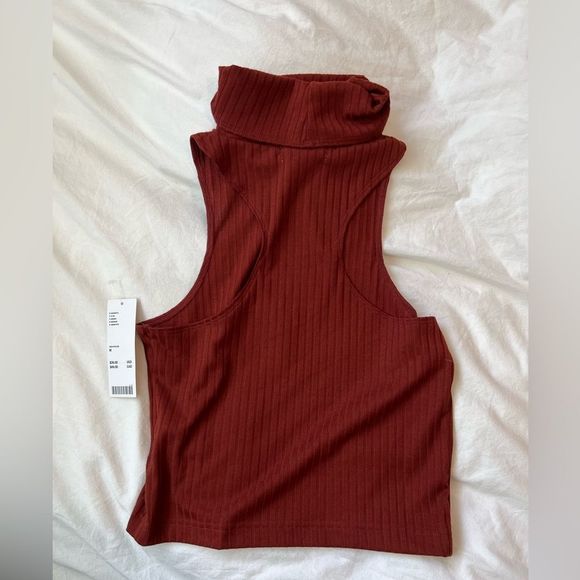 Urban Outfitters Finley Ribbed Turtleneck Tank Top medium - Picture 3 of 11